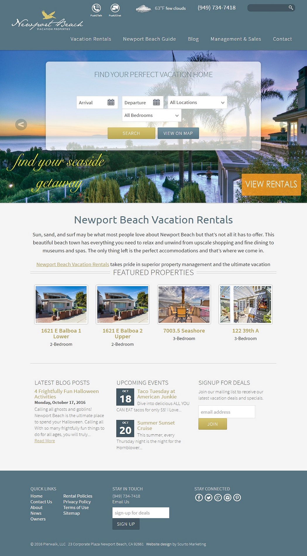 293 Newport Beach Vacation Properties 1