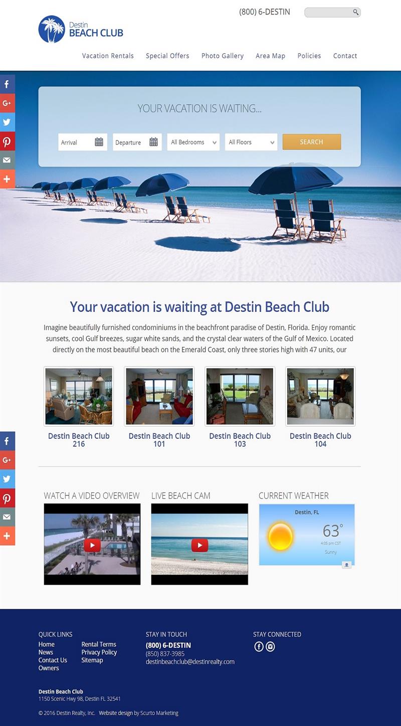 301 Destin Beach Club 1 M