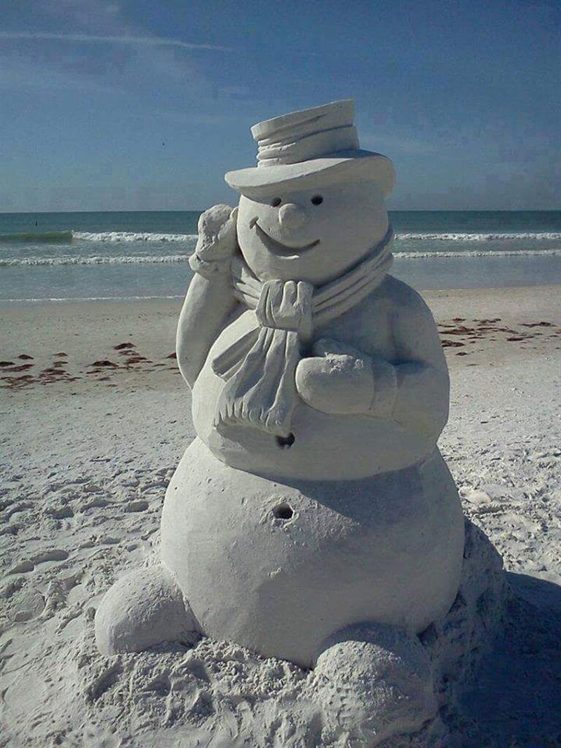 1011655 Beach Snowman M