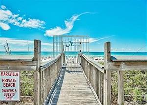 Walkway to beach