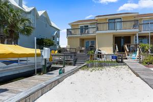 View from the dock to the home