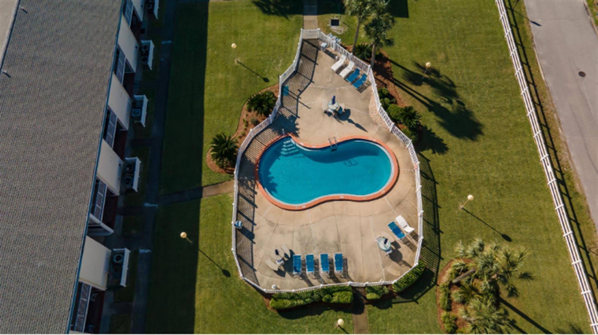 Aerial Pool View