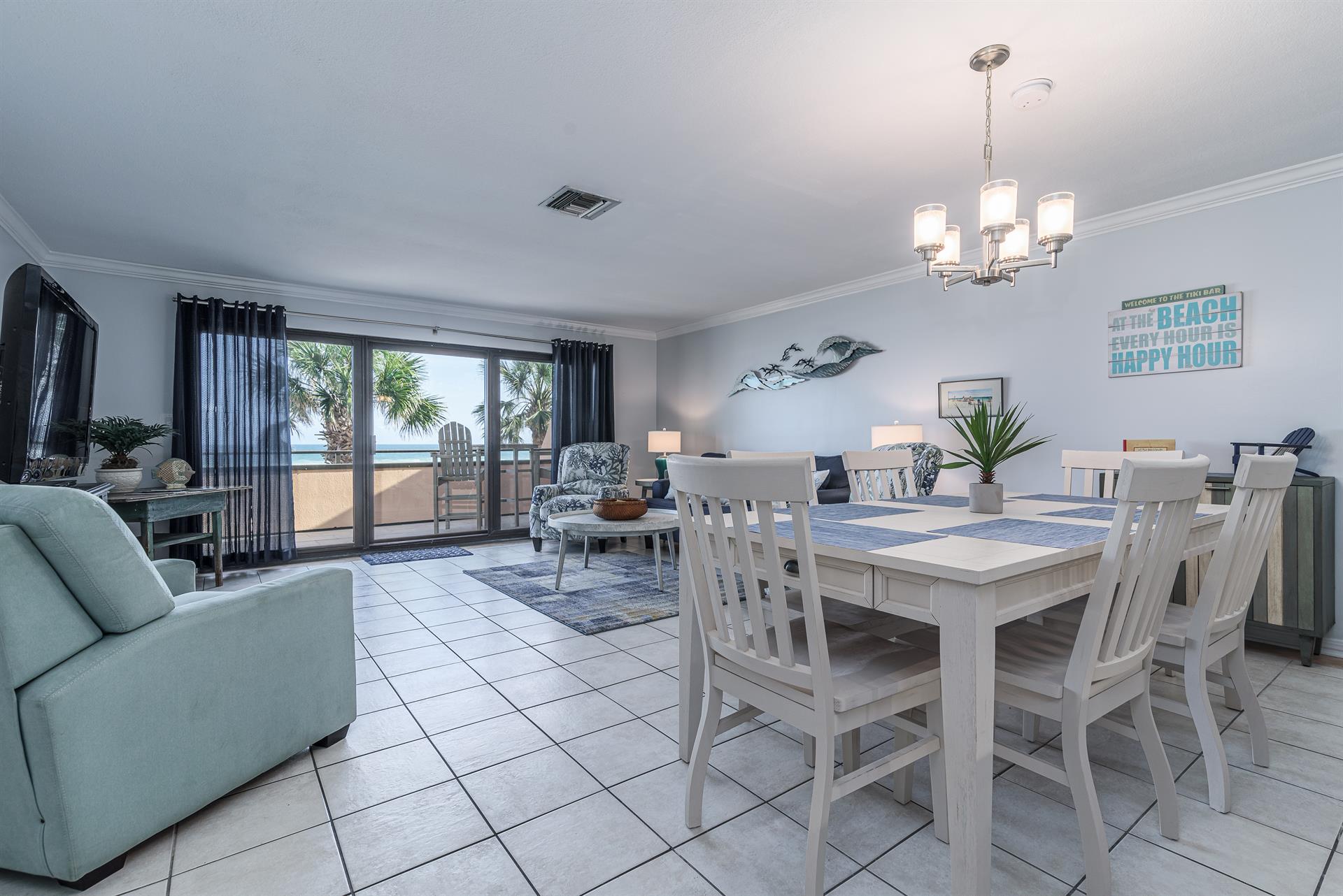 Dining area to living room