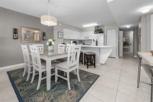 Dining area to Kitchen bar
