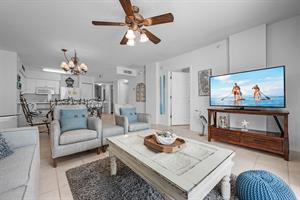 Living room to dining room