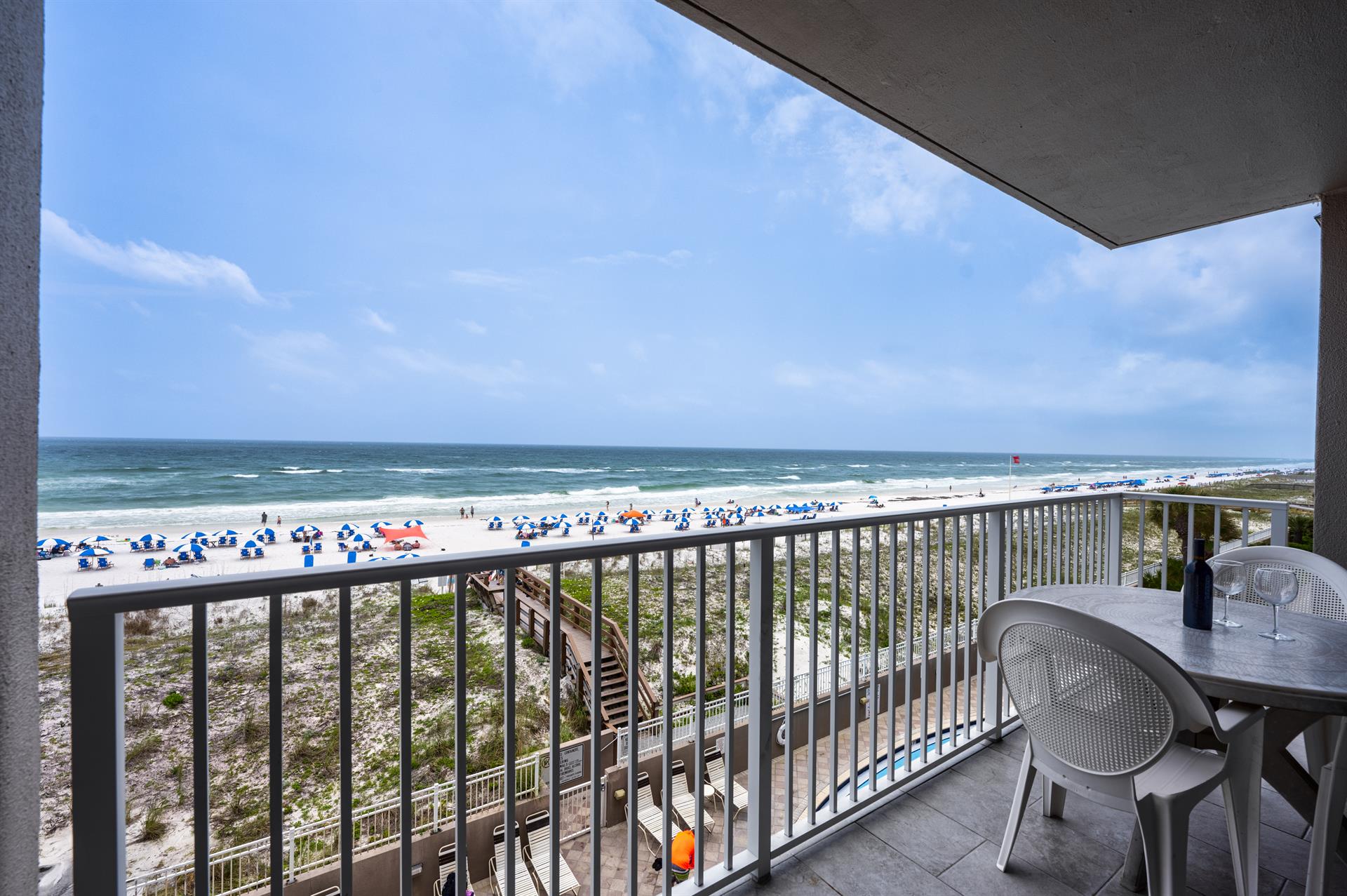 Balcony view to gulf