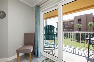 Master bedroom to balcony