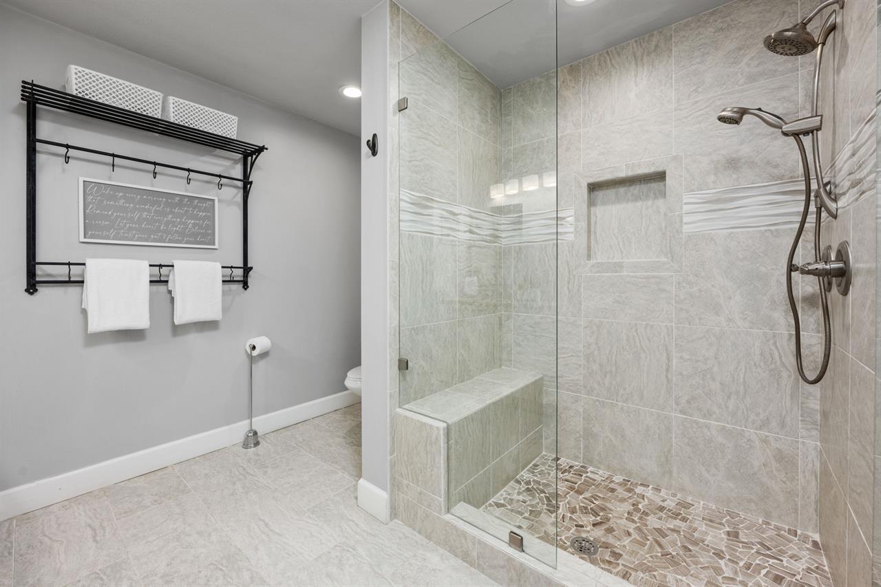 Master shower