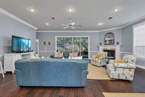 View from dining area