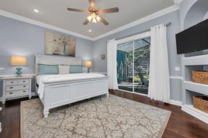 Master bedroom wback patio entrance