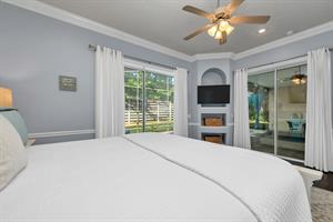 Master bedroom wback patio entrance