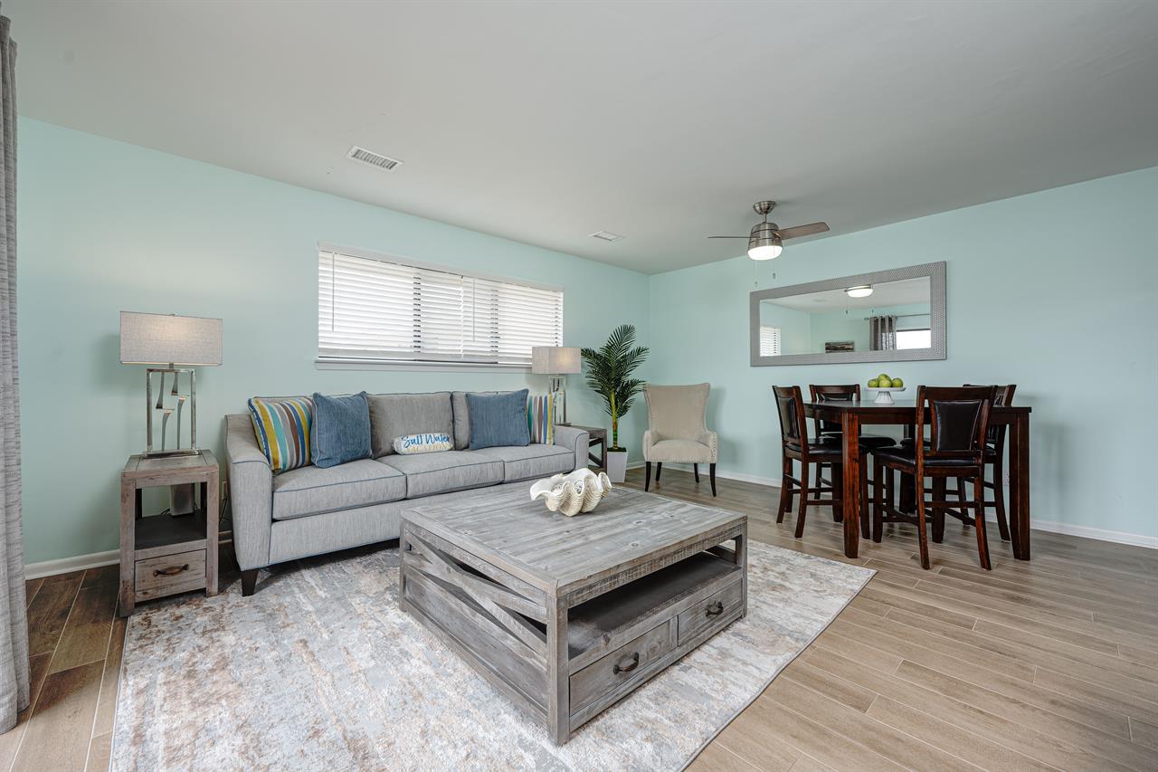 Living and dining area