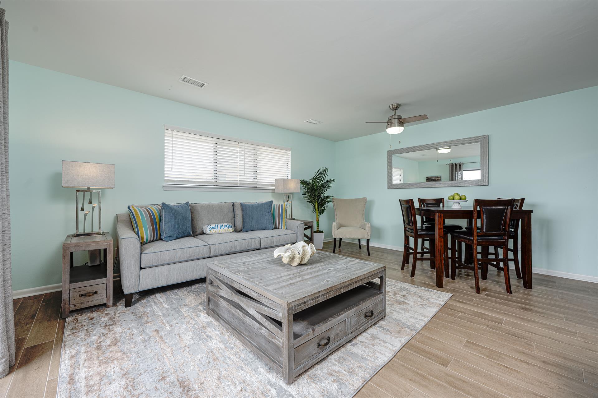 Living and dining area