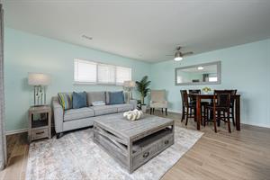 Living and dining area