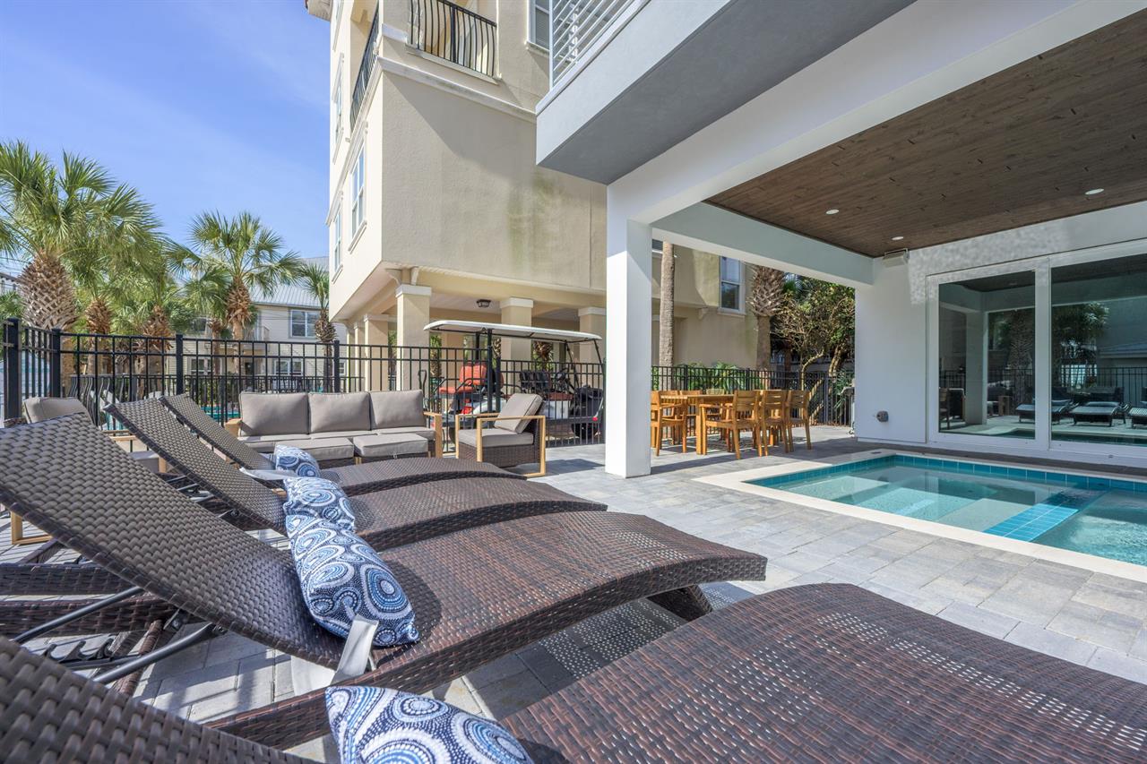 Pool area loungers
