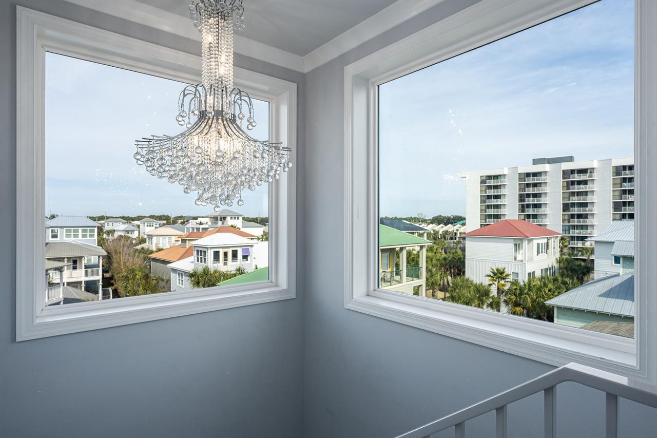 View from stairwell