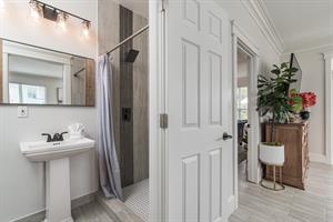 Downstairs common area bathroom