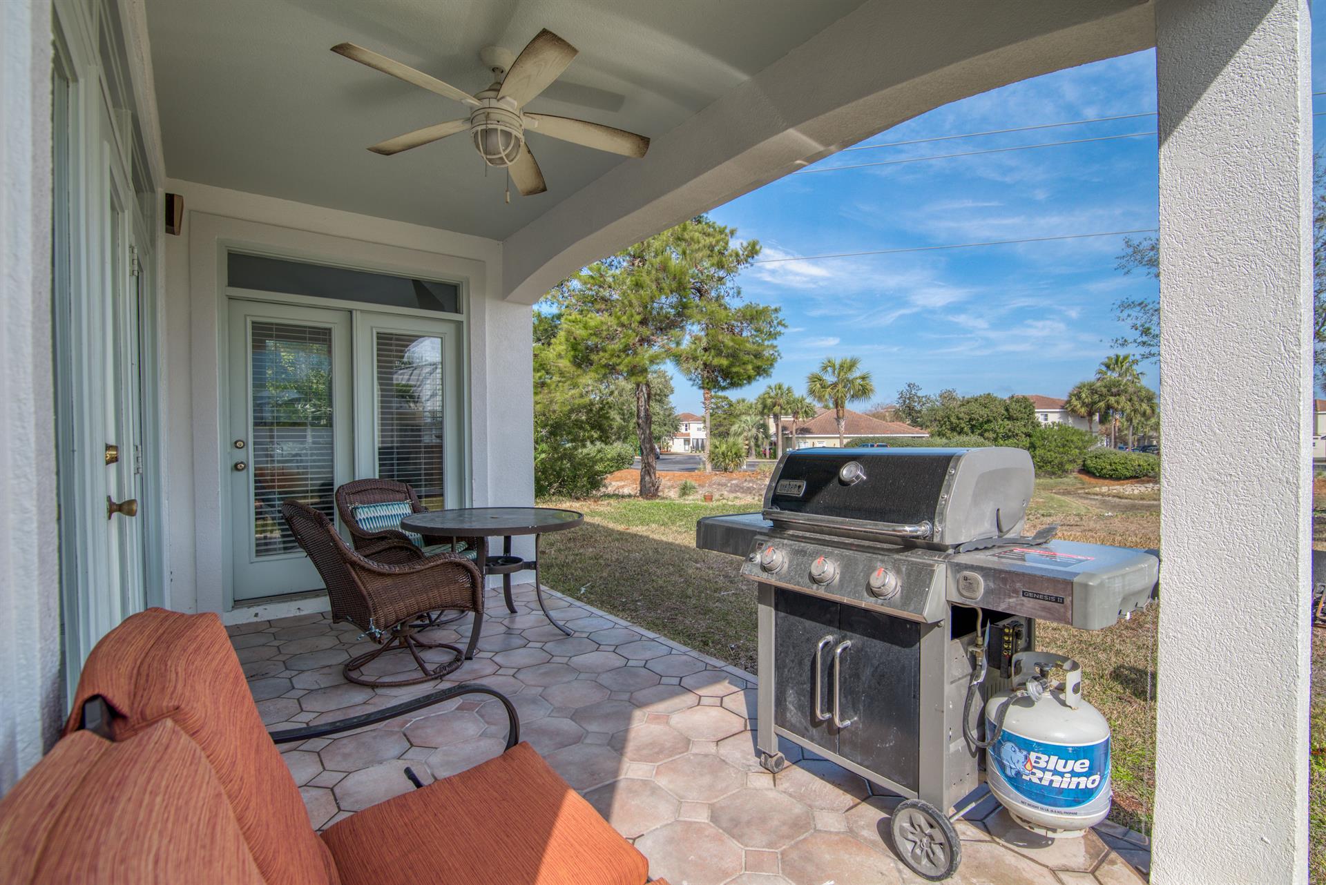 Back patio  grill area