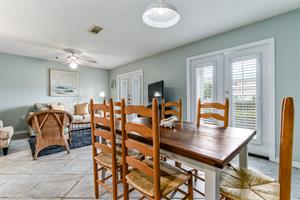 Dining to living area