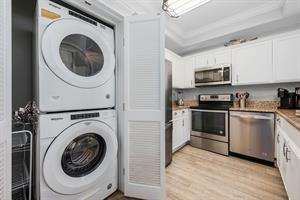 Laundry area off kitchen