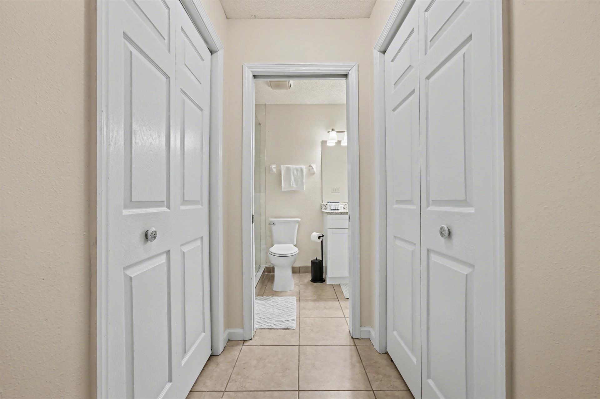 Entry to master bathroom