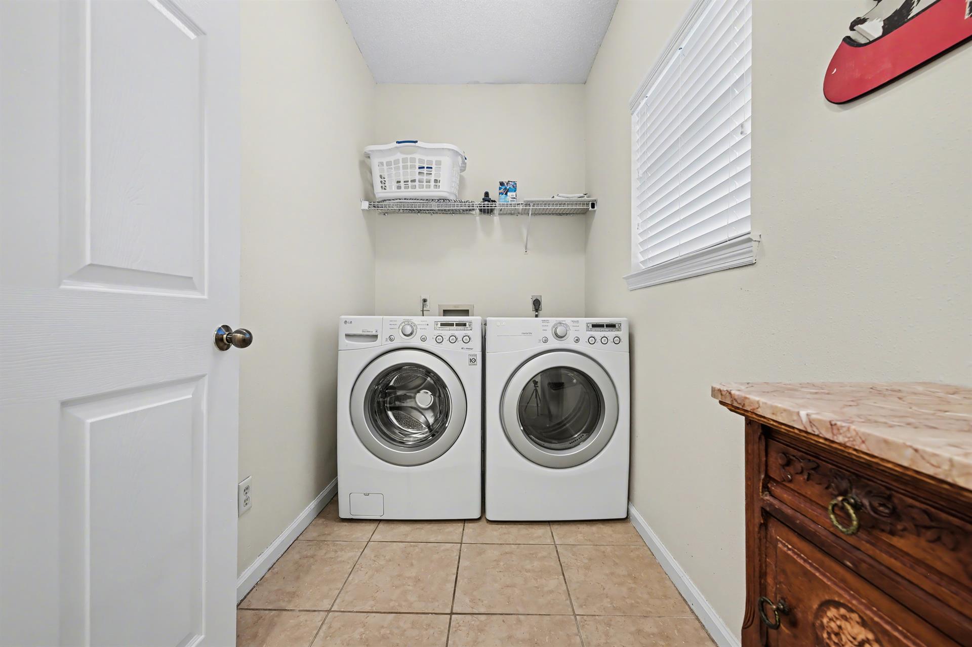Laundry area
