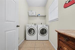 Laundry area