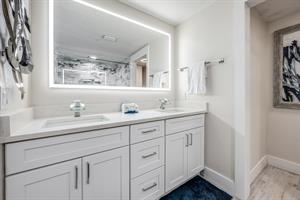 Master bathroom vanity