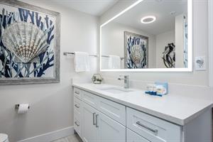 Guest bathroom vanity