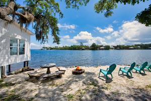 Fire pit  lounge area  outdoor dining