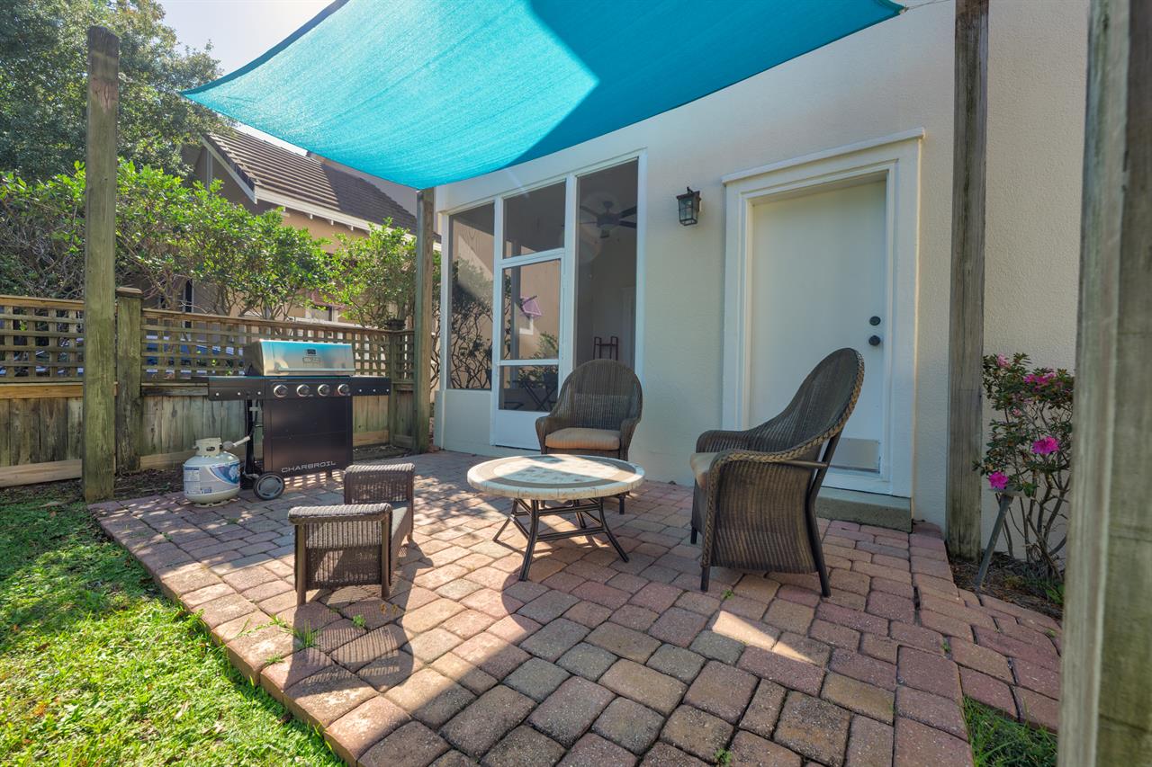 Back patio area