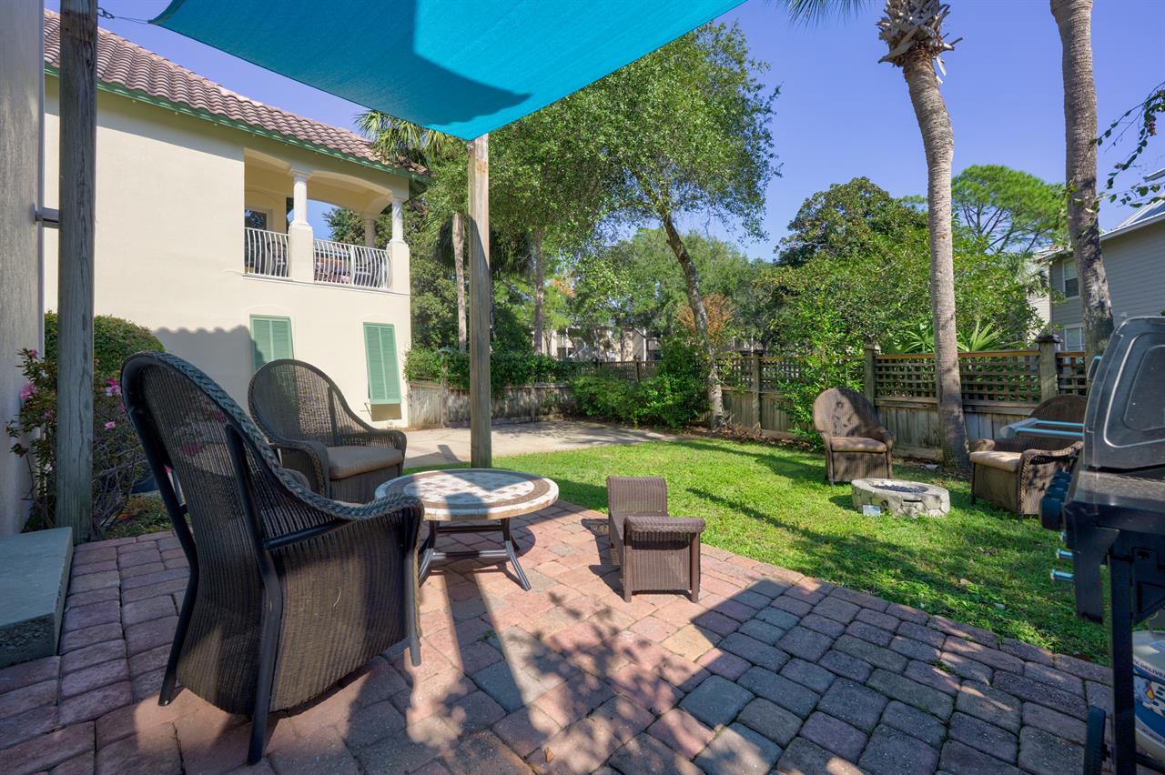 Back patio area