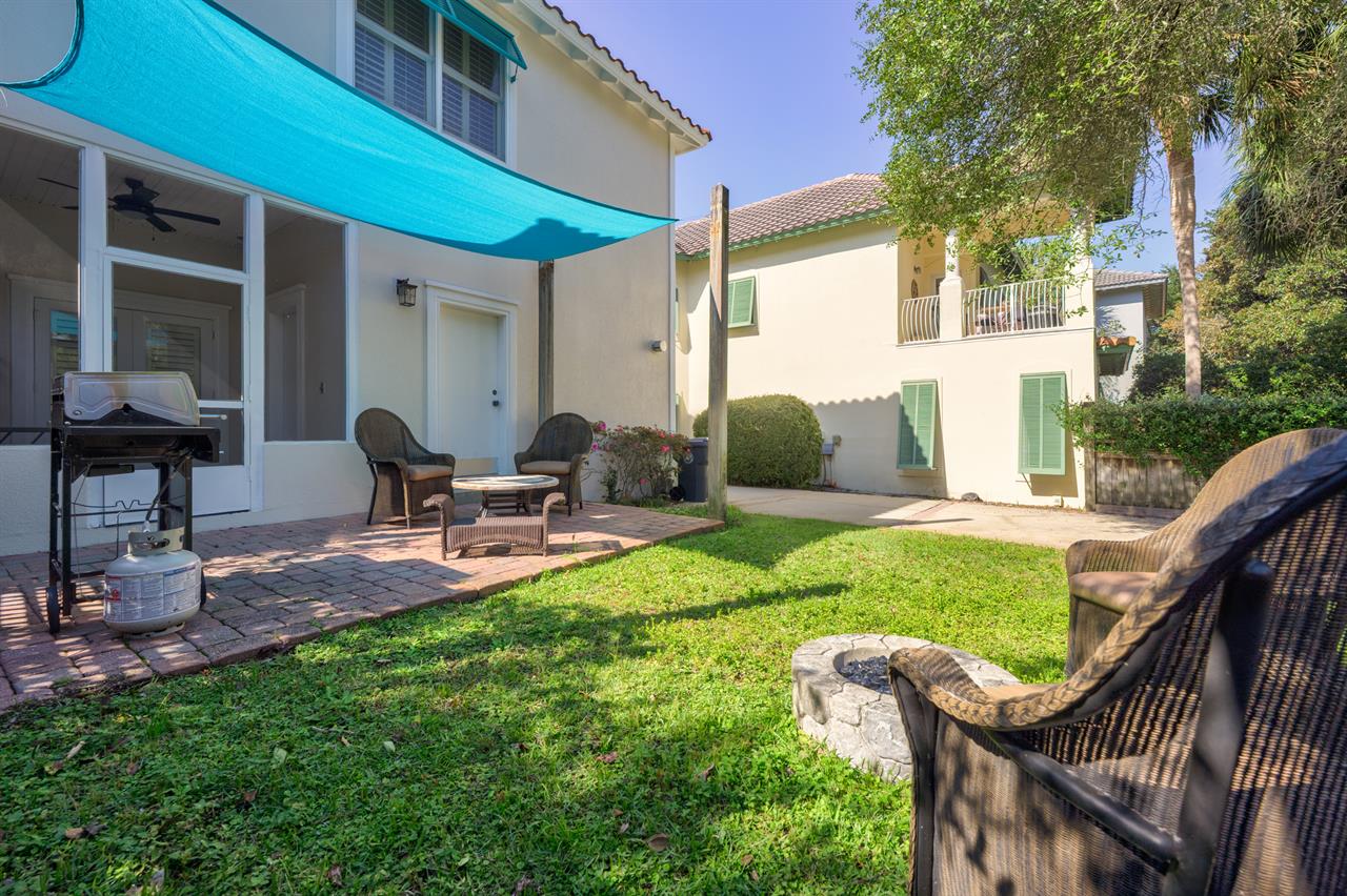 Back patio area