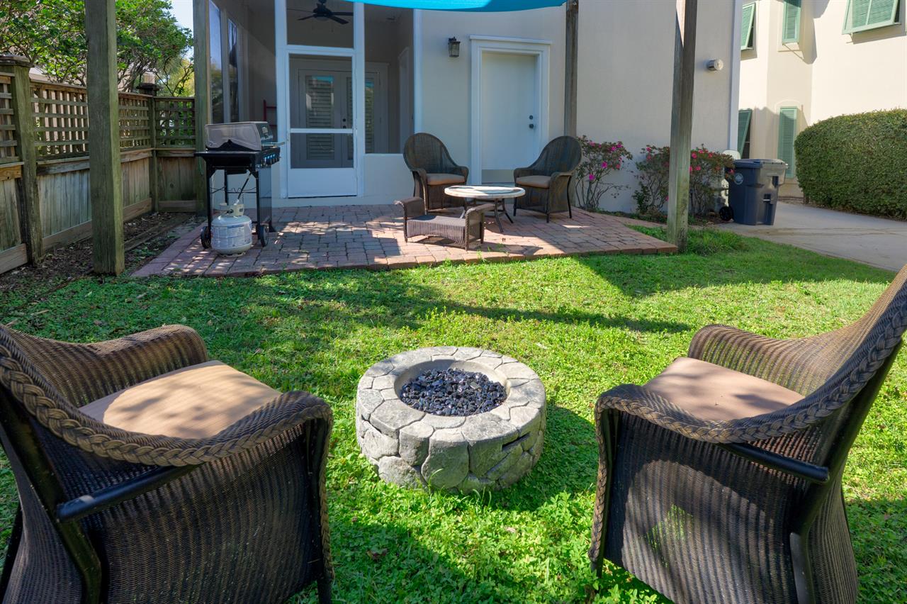 Back patio area