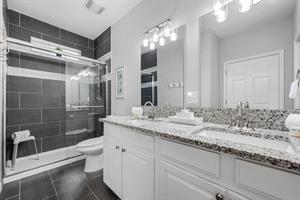 Downstairs master bathroom