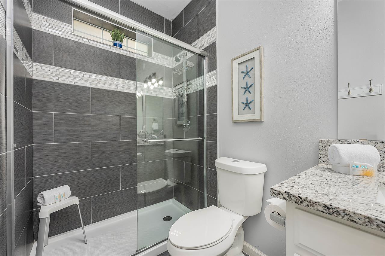 Downstairs master bathroom