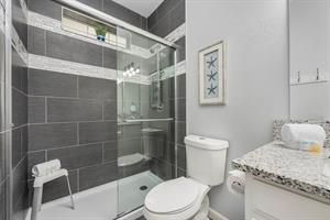 Downstairs master bathroom