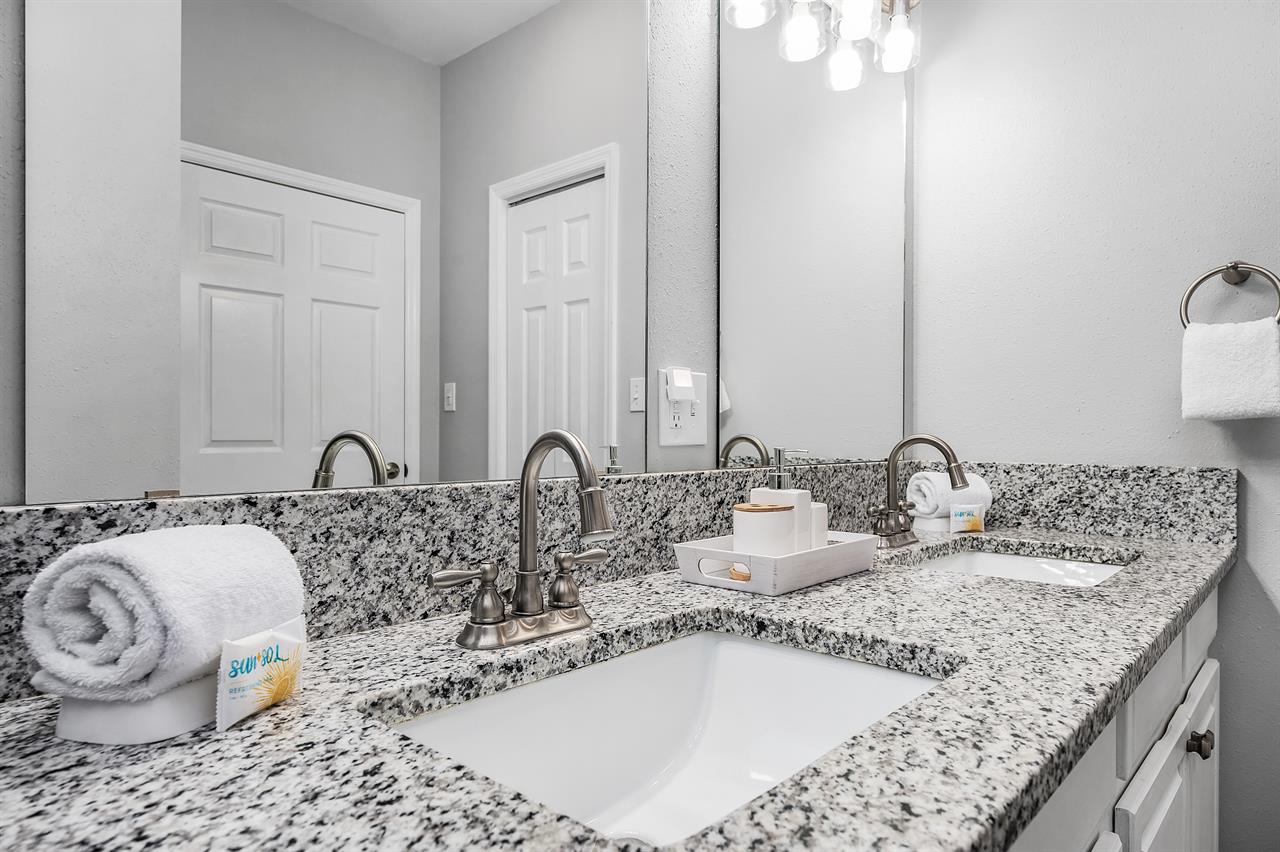 Downstairs master bathroom