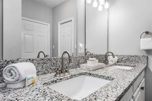 Downstairs master bathroom