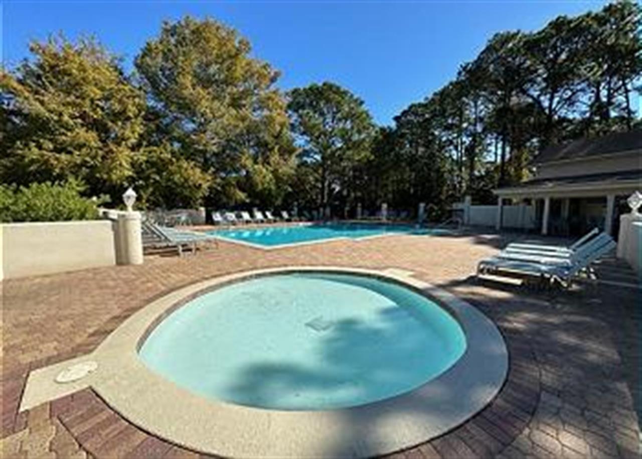 Communal pool area