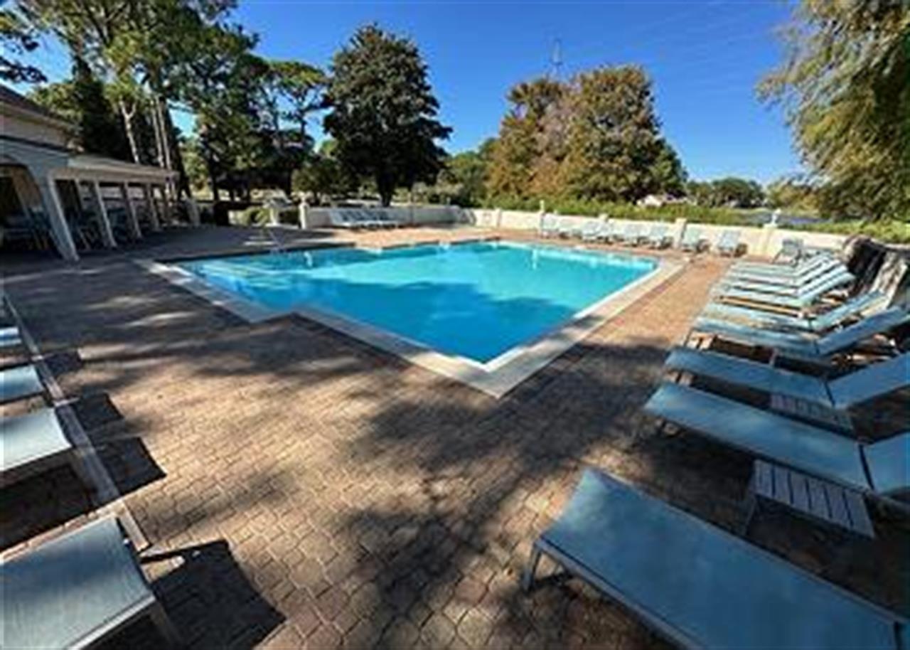 Communal pool area