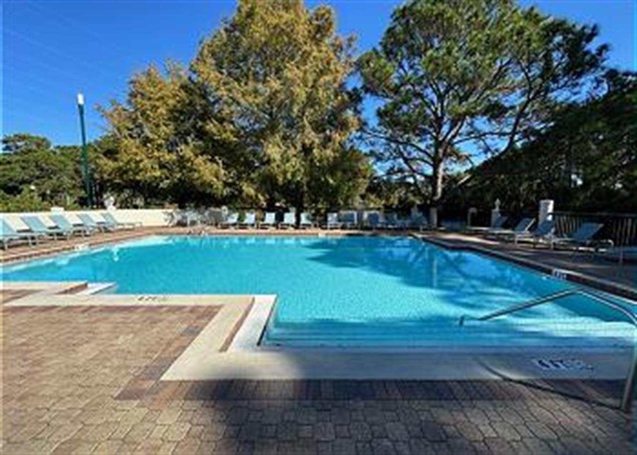 Communal pool area