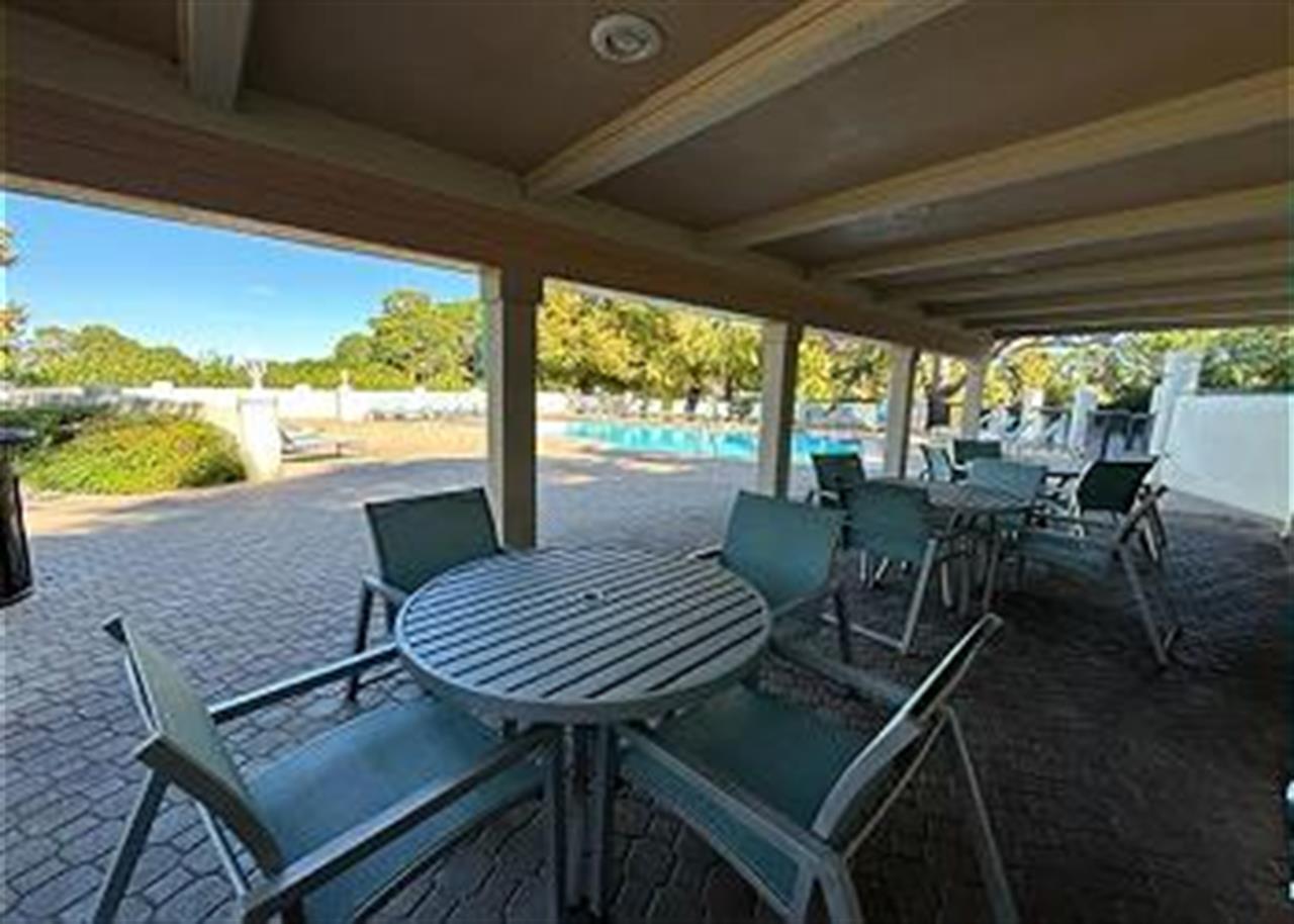 Communal pool area