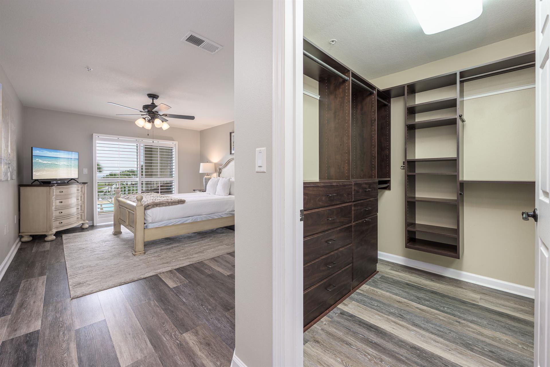 Master bedroomMaster closet