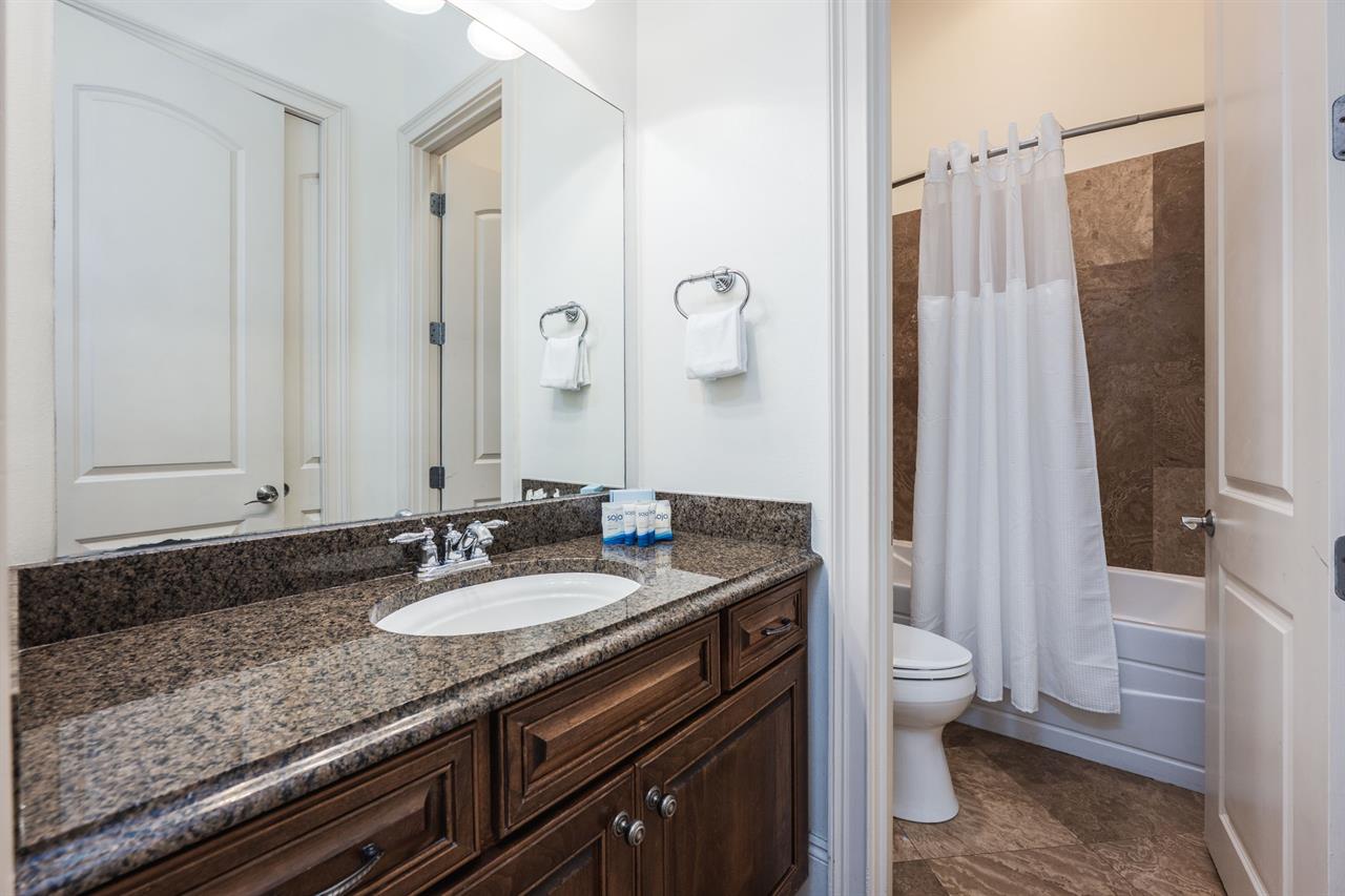 Guest bathroom upper level