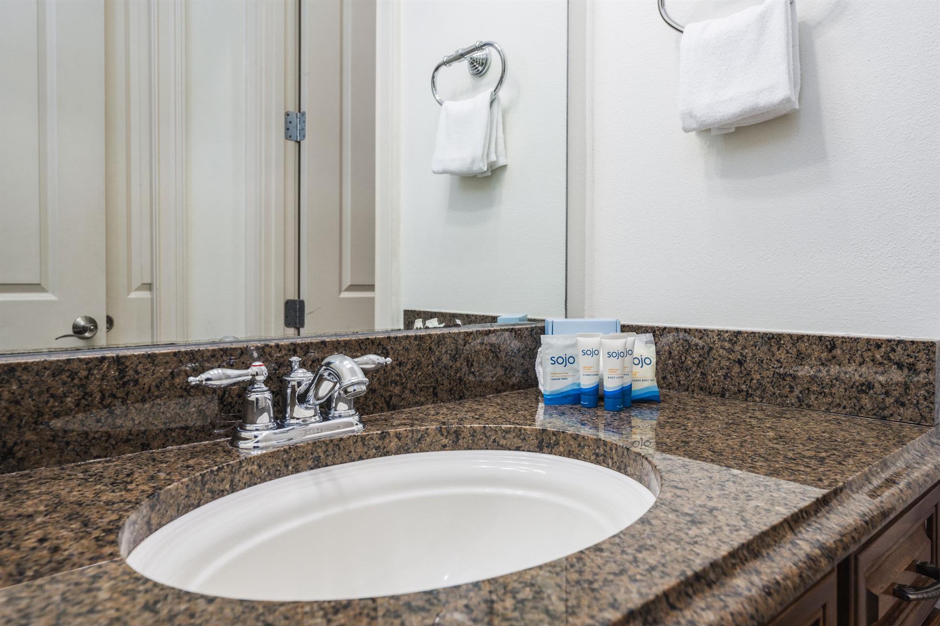 Guest bathroom upper level
