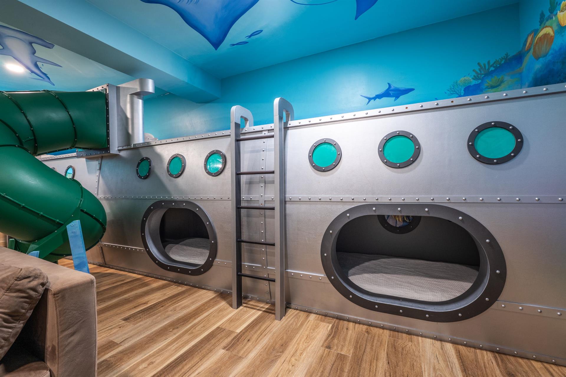 Kids underwater room lower level