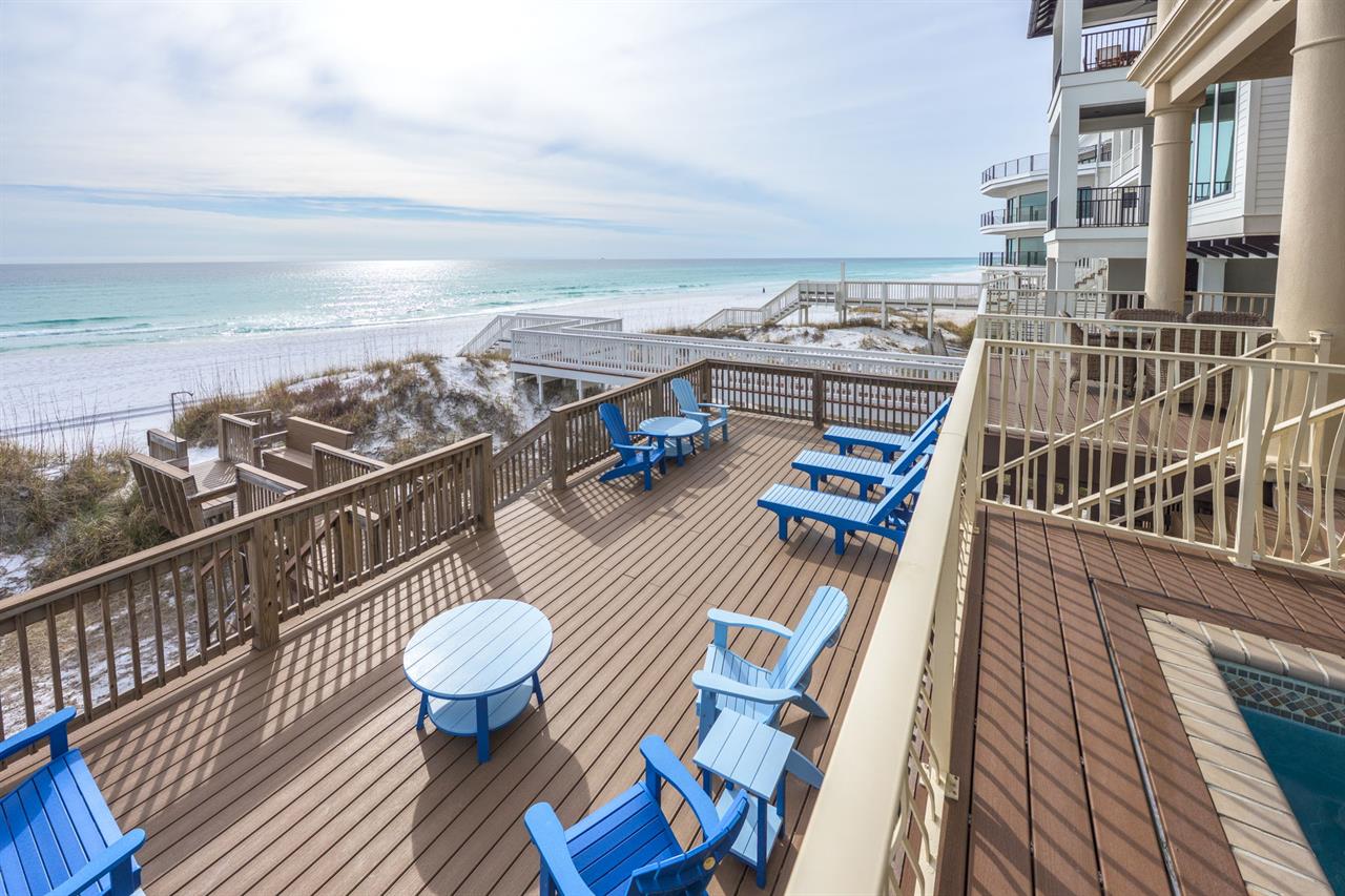 Outdoor patio area