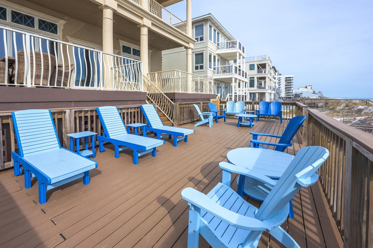 Outdoor patio area