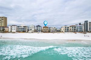 View of home from beach